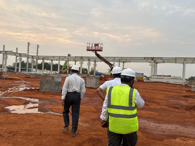 Construction project showcase